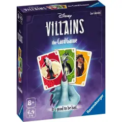 Disney Villains, Gioco di Carte per Tutta la Famiglia - Giochi di società