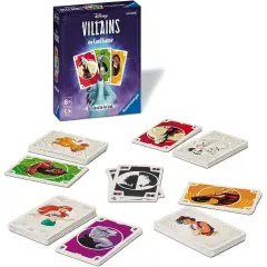 Disney Villains, Gioco di Carte per Tutta la Famiglia - Giochi di società