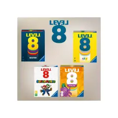 Super Mario Level 8, Gioco di Carte per Tutta la Famiglia - Giochi di società