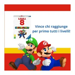 Super Mario Level 8, Gioco di Carte per Tutta la Famiglia - Giochi di società