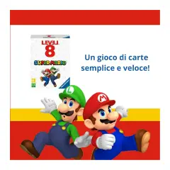 Super Mario Level 8, Gioco di Carte per Tutta la Famiglia - Giochi di società