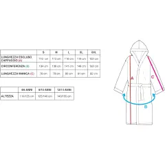 Accappatoio Microspugna Adulto Inter XL - 