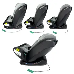 Seggiolino Auto Evolutivo iSize 40-150 cm per bambini 0-12 Anni, conforme R129 - bambini 40-150 cm (0-12 anni)