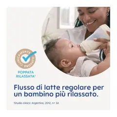 Biberon Easy Start Anticolica, Tettarella in Silicone SkinSoft, 2+ Mesi, 260 ml, Azzurro - biberon e accessori