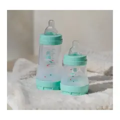 Biberon Easy Start Anticolica, Tettarella in Silicone SkinSoft, 2+ Mesi, 260 ml, Azzurro - biberon e accessori