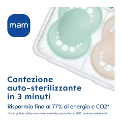 Succhietto Night Silicone Circular PP 2 Pezzi, +6 Mesi Bambino - ciucci