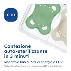 Succhietto Night Silicone Circular PP 2 Pezzi, 2-6 Mesi Bambino - ciucci