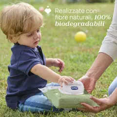 Salviette Multiuso Biodegradabili, Senza Alcool da 60pz Biodegradabili - igiene