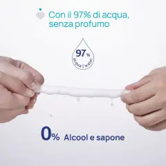 Salviette Multiuso Biodegradabili, Senza Alcool da 60pz Biodegradabili - igiene