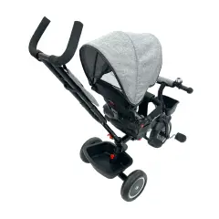 Triciclo 4-in-1 GioJoy Moove-1 Grigio – Comfort, Sicurezza e Divertimento per i Primi Passi - Tricicli e primi passi