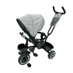 Triciclo 4-in-1 GioJoy Moove-1 Grigio – Comfort, Sicurezza e Divertimento per i Primi Passi - Tricicli e primi passi