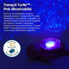 Cloud B - Luce Notturna Tranquil Turtle Rosa - varie