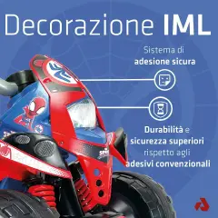 Quad Elettrico per Bambini The Beast Spidey and Friends 12V, Spiderman Uomo Ragno - moto