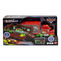 Cars Glow Racers Mack Trasportatore Auto Luminose Disney Pixar - play set