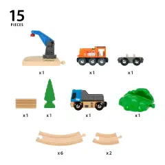 Brio Starter Set Solleva E Carica - Costruzioni in legno