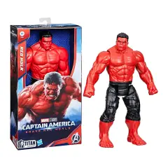Captain America Titan Hero Hulk Red - action figures and accessories