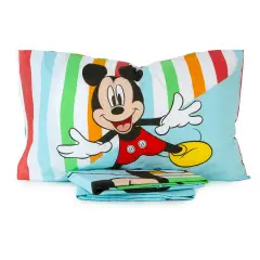 Mickey Mouse Single Bed Sheet Set - Disney Bedding Set - gift and luggage gadgets
