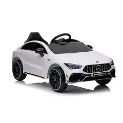 Auto Elettrica Per Bambini Mercedes CLA45 Bianca - moto