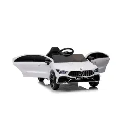 Auto Elettrica Per Bambini Mercedes CLA45 Bianca - moto