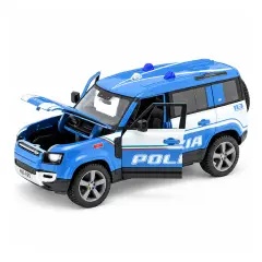 Auto 1:24 Land Rover Defender Polizia - modellini