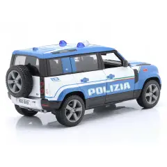 Auto 1:24 Land Rover Defender Polizia - modellini