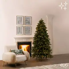 Albero Di Natale Pino Cristallo 1.900 Miniled H.210 D.124 Ip44 - alberi