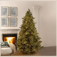 Albero di Natale Pino Argentato 240 cm con 5000 LED e Telecomando **ULTIMO PEZZO** - alberi