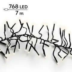 Lumineo Cluster 768 LED 7 m Bianco Caldo da Esterno - luci