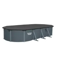 Piscina Hydrium Ovale Grigia 7.32x3.66x1.32m Capacità 27,090L - piscine rigide