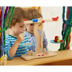 Bilancia In Legno Con Pesetti E Piattini - Sistemi e unità di misura