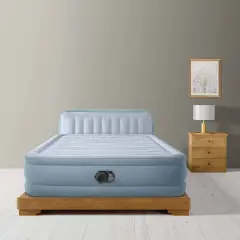 Materasso Matrimoniale Plush con Poggiatesta Cm 152X236X86 Pompa Elettrica - materassi gonfiabili