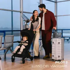 Passeggino Kinderkraft Pilot 2 Midnight Black - passeggini compatti