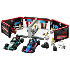 Lego City Formula 1 - Garage con Monoposto Mercedes-AMG e Alpine F1 60444 - lego
