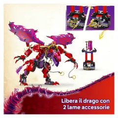 Lego Ninjago Thunderfang, Il Drago del Caos 71832 - lego