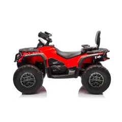Auto Elettrica per Bambini 12V Can-Am Outlander 2 Motori, Rosso - auto
