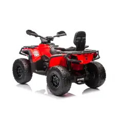 Auto Elettrica per Bambini 12V Can-Am Outlander 2 Motori, Rosso - auto