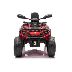 Auto Elettrica per Bambini 12V Can-Am Outlander 2 Motori, Rosso - auto