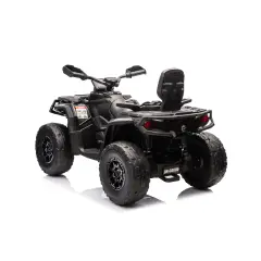 Auto Elettrica per Bambini 12V Can-Am Outlander 2 Motori, Nero - auto