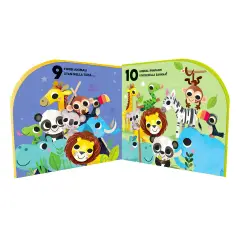 Libro 123 Conta Con Me: 10 Cuccioli Nella Giungla - Prima biblioteca
