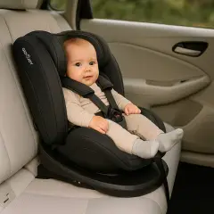 Seggiolino Auto GioJoy Girevole a 360° per Bambini 40-150 cm. ISOFIX + Top Tether - bambini 40-150 cm (0-12 anni)