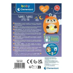Twinkle Twinkle - Little Fox Peluche Rumori Bianchi E Lucina Per Addormentamento - Primi giochi