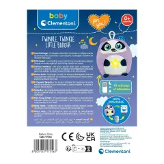 Twinkle Twinkle - Little Badger Plush White Noises And Light For Falling Asleep - First Toys