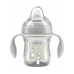 Chicco Transition Cup 200ml - Non-Drip Cup 4+ Months - Dishes and Cutlery