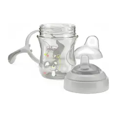 Chicco Transition Cup 200ml - Non-Drip Cup 4+ Months - Dishes and Cutlery