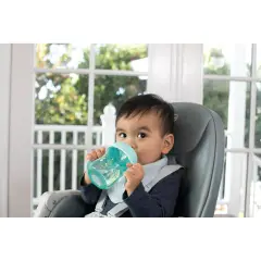 Chicco Training Cup 6+ Mesi - Tazza Antigoccia Azzurra - piatti e posate