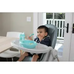 Chicco Primo Cucchiaio 8+ Mesi - Cucchiaio Svezzamento Azzurro - piatti e posate