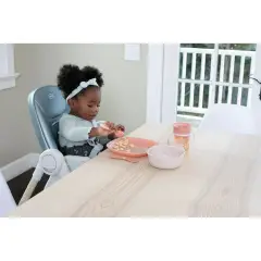 Chicco Set Piatti Svezzamento 12+ Mesi - Piatto e Ciotola Rosa - piatti e posate