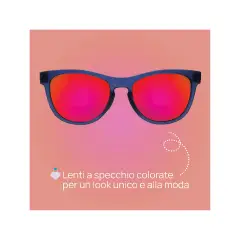 24 Months+ Blue Sunglasses - UV Protection Mirrored Lenses - Summer Sea