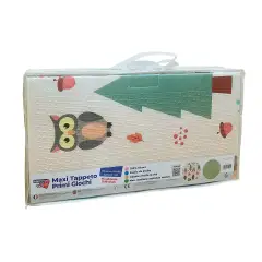 Maxi Tappeto Gioco Pieghevole Primi Passi cm 200x150, Alto Spessore 10mm, Funny Wood - Primi giochi
