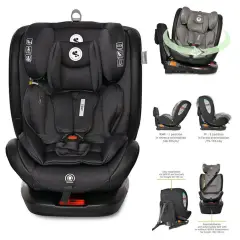 Seggiolino auto Lorelli ARES i-Size 40-150 cm Nero - 0/36 kg. Gruppo 0/1/2/3